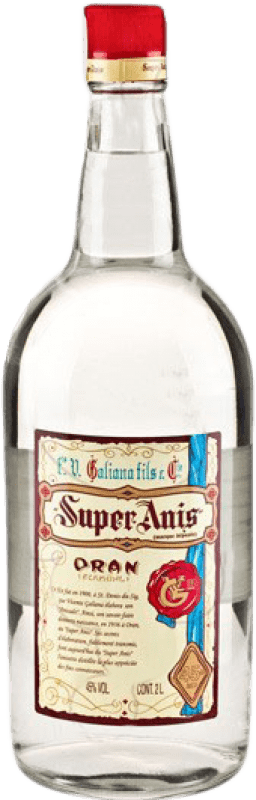 22,95 € | Aniseed Galiana Fils Super Anís Dry Spain Special Bottle 2 L