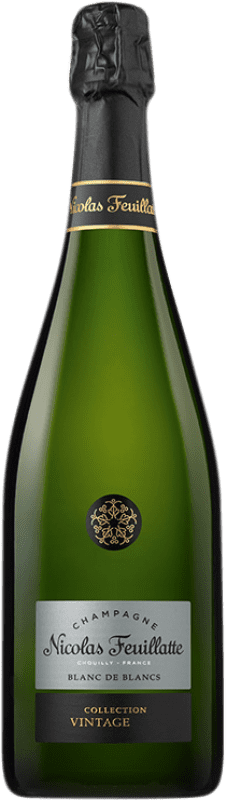 42,95 € | Espumante branco Nicolas Feuillatte Collection Vintage Blanc de Blancs A.O.C. Champagne Champagne França Chardonnay 75 cl