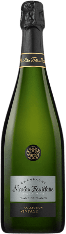 Free Shipping | White sparkling Nicolas Feuillatte Collection Vintage Blanc de Blancs A.O.C. Champagne Champagne France Chardonnay 75 cl
