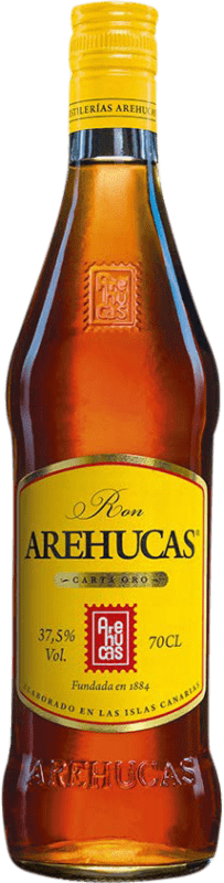 Spedizione Gratuita | Rum Arehucas Carta de Oro Isole Canarie Spagna 70 cl