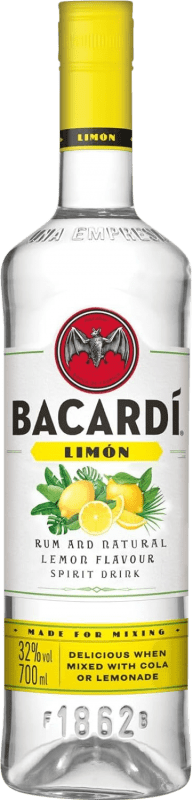 Envio grátis | Rum Bacardí Blanco Limón Bahamas 70 cl