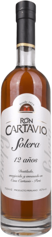 26,95 € Spedizione Gratuita | Rum Abate Nero Cartavio Solera 12 Anni