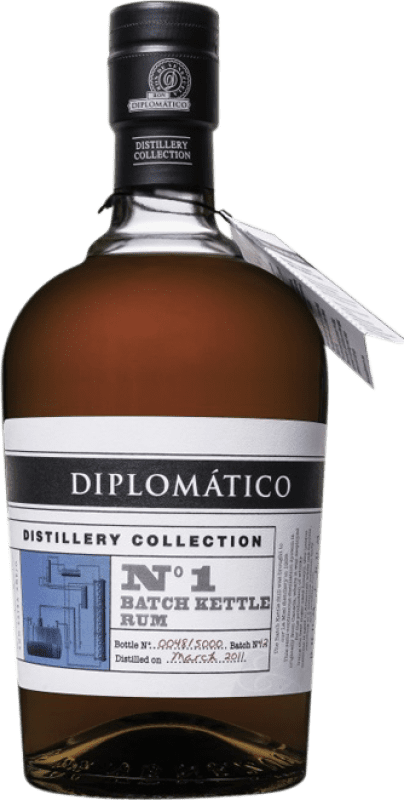 免费送货 | 朗姆酒 Diplomático Nº 1 Batch Kettle Extra Añejo 委内瑞拉 70 cl