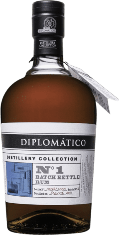 95,95 € Envio grátis | Rum Diplomático Nº 1 Batch Kettle Extra Añejo XA Extra Añejo Extra Envelhecido