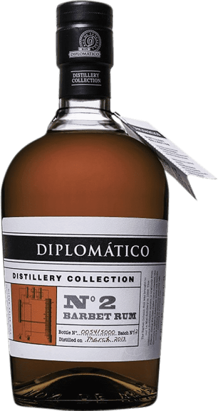 免费送货 | 朗姆酒 Diplomático Nº 2 Barbet Extra Añejo 委内瑞拉 70 cl