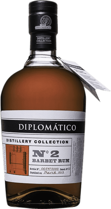 Spedizione Gratuita | Rum Diplomático Nº 2 Barbet Extra Añejo XA Extra Añejo Extra Invecchiato Venezuela 70 cl