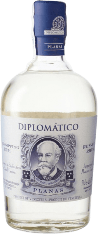 免费送货 | 朗姆酒 Diplomático Blanco Planas 委内瑞拉 70 cl