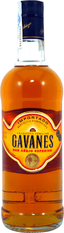 Free Shipping | Rum Gavanes Añejo Dominican Republic 70 cl