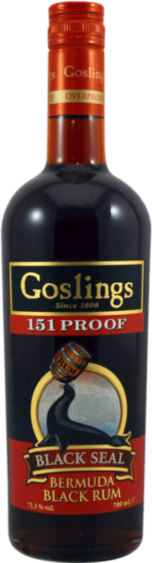 36,95 € | Rum Gosling's Black Seal 151 Proof XA Extra Añejo — Extra Gereift Bermuda 75 cl