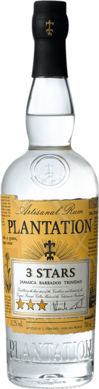 Envoi gratuit | Rhum Plantation Rum 3 Stars Blanco France 70 cl