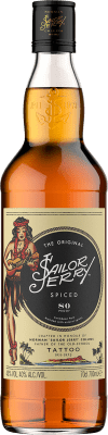 Rhum Sailor Jerry Rum Spiced Añejo 80 Proof 70 cl