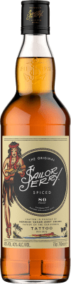 朗姆酒 Sailor Jerry Rum 80 Proof Añejo — 陈年 70 cl Spiced — 加香料