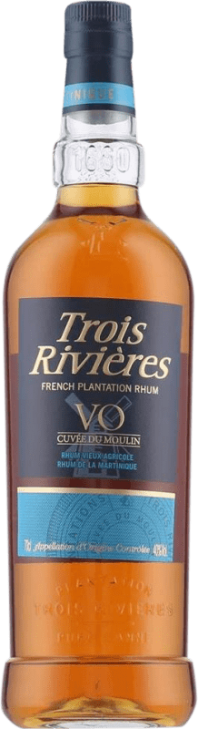 Бесплатная доставка | Ром Trois Rivières. Cuvée du Moulin Extra Añejo Мартиника 70 cl