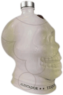 8,95 € | Tequila Alentador Blanco, Calavera México Botellín Miniatura 5 cl