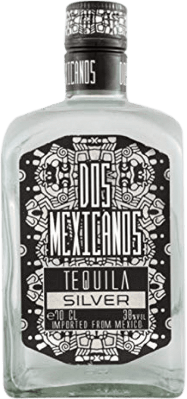 19,95 € Spedizione Gratuita | Tequila Dos Mexicanos Silver — Edizione Argento, Blanco — Bianco