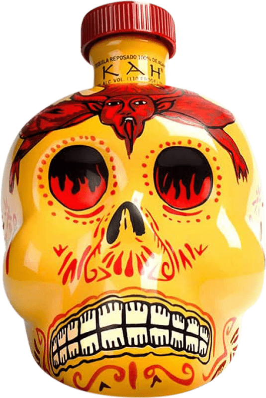 52,95 € | Tequila Finos Kah Calavera — Skull Reposado Mexico 70 cl