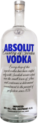 Wodka Absolut Rehoboam-Flasche 4,5 L