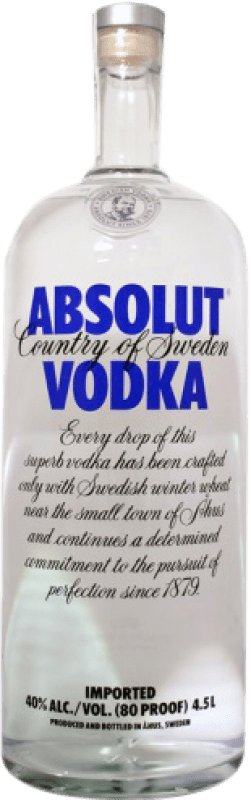129,95 € | Vodka Absolut Svezia Bottiglia Rehoboam 4,5 L