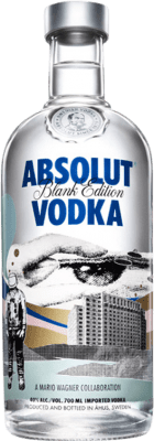 Envoi gratuit | Vodka Absolut Blank Edition M. Wagner Édition Limitée Suède 70 cl