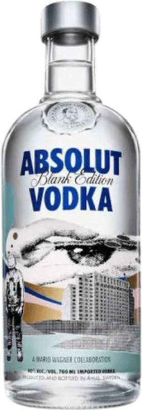 19,95 € | Vodca Absolut Blank Edition M. Wagner Suécia 70 cl