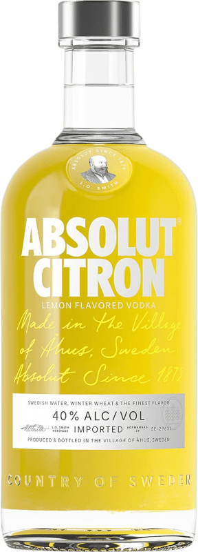23,95 € Envío gratis | Vodka Absolut Citron — Limón
