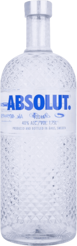 Envio grátis | Vodca Absolut Glimmer Led Light Edition Suécia Garrafa Especial 1,75 L