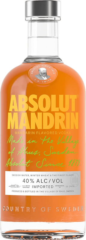 免费送货 | 伏特加 Absolut Mandrin 瑞典 70 cl Mandarin — 橘子