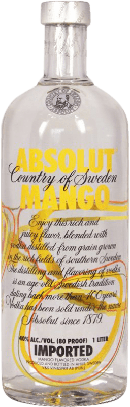 Free Shipping | Vodka Absolut Mango Sweden 1 L