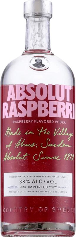 24,95 € Spedizione Gratuita | Vodka Absolut Raspberry — Lampone