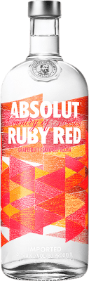 Водка Absolut Ruby Red 1 L Ruby Grapefruit — Розовый Грейпфрут