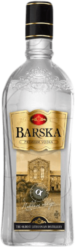 Envío gratis | Vodka Barska Premium Lituania Botellín Tercio 35 cl