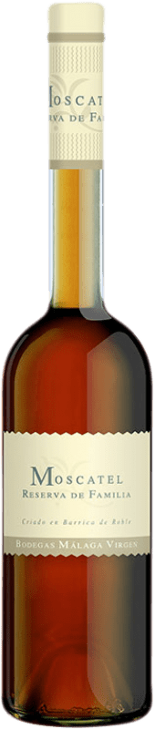 Kostenloser Versand | Süßer Wein Málaga Virgen Familia Reserve D.O. Sierras de Málaga Andalusien Spanien Muscat von Alexandria Medium Flasche 50 cl