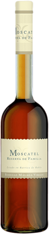 19,95 € Envio grátis | Vinho doce Málaga Virgen Familia Reserva D.O. Sierras de Málaga Garrafa Medium 50 cl