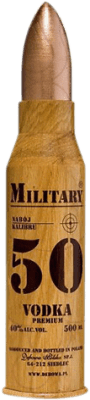 Free Shipping | Vodka Military 50 Poland Medium Bottle 50 cl