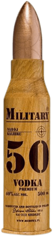 免费送货 | 伏特加 Military 50 波兰 瓶子 Medium 50 cl