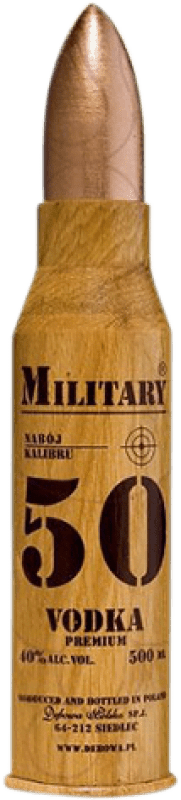Envio grátis | Vodka Military 50 Polônia Garrafa Medium 50 cl