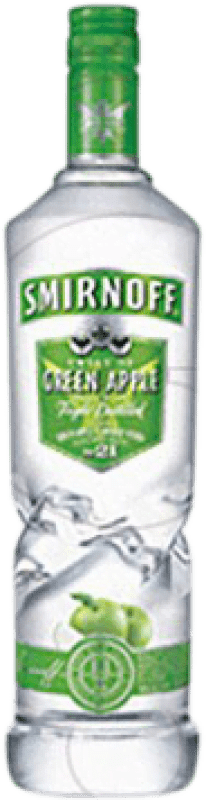13,95 € | Водка Smirnoff Франция 1 L Green Apple — Зелёное Яблоко
