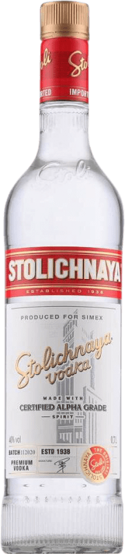 Envoi gratuit | Vodka Stolichnaya Russie 70 cl