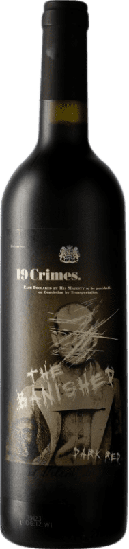 Free Shipping | Red wine 19 Crimes The Banished Aged Australia Syrah 75 cl