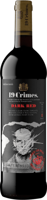Envoi gratuit | Vin Rouge 19 Crimes The Banished Crianza Australie Syrah 75 cl