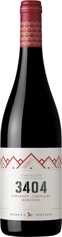 送料無料 | 赤ワイン 3404 de Pirineos 若い D.O. Somontano アラゴン スペイン Grenache, Moristel 75 cl