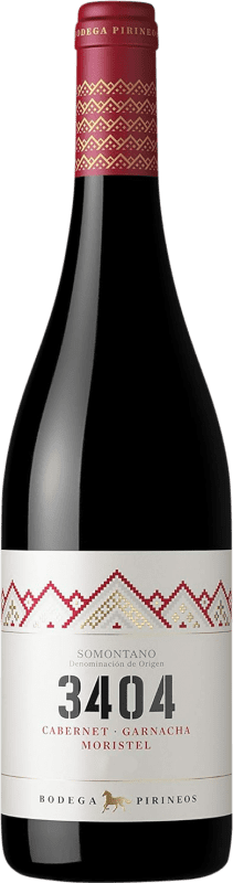 7,95 € | Red Wine 3404 de Pirineos Young D.O. Somontano Aragon Spain Garnacha — Grenache, Moristel 75 cl