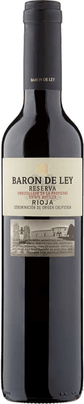 11,95 € 免费送货 | 红酒 Barón de Ley 预订 D.O.Ca. Rioja 瓶子 Medium 50 cl