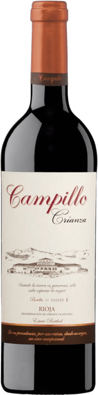 27,95 € | Vin rouge Campillo Crianza D.O.Ca. Rioja La Rioja Espagne Tempranillo Bouteille Magnum 1,5 L