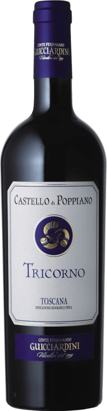 34,95 € | Vinho tinto Castello di Poppiano. Tricorno D.O.C. Itália Itália 75 cl