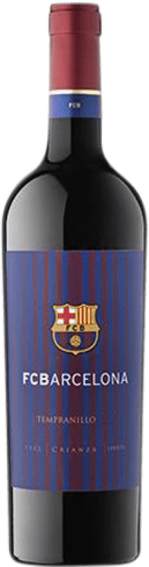 Бесплатная доставка | Красное вино Fútbol Club Barcelona старения D.O. Catalunya Каталония Испания Tempranillo 75 cl