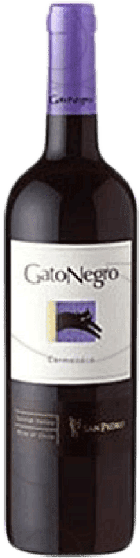 Бесплатная доставка | Красное вино Gato Negro Чили Carmenère — Карменер 75 cl