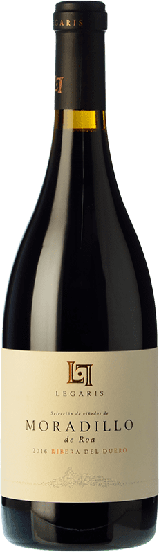 36,95 € | Red wine Legaris Moradillo de Roa D.O. Ribera del Duero Castilla y León Spain Tempranillo Bottle 75 cl