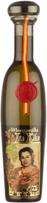 18,95 € | Vino Generoso Fortificado Yuste La Kika D.O. Manzanilla-Sanlúcar de Barrameda Andalucía España Palomino Fino Media Botella 37 cl