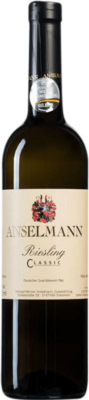 Free Shipping | White wine Anselmann Classic Aged Germany Riesling 75 cl